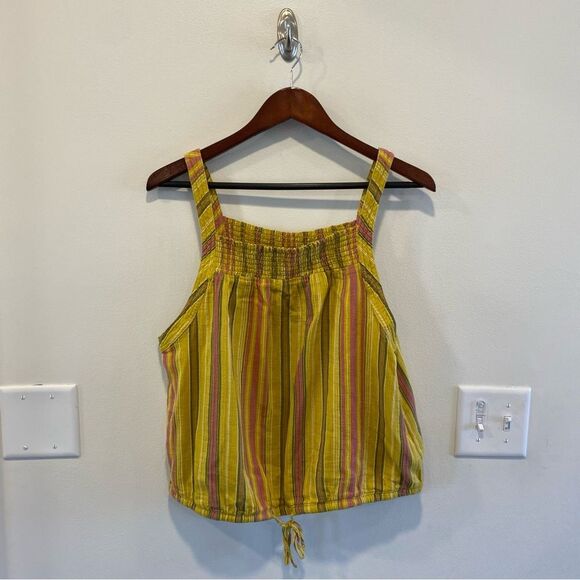 Prana Little Palm Cami tank size XL 100% organic cotton stripes - Picture 1 of 11